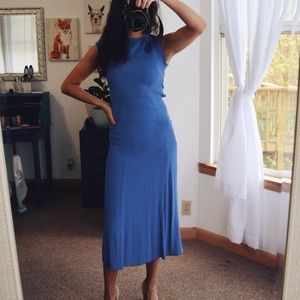 Blue Midi Dress
